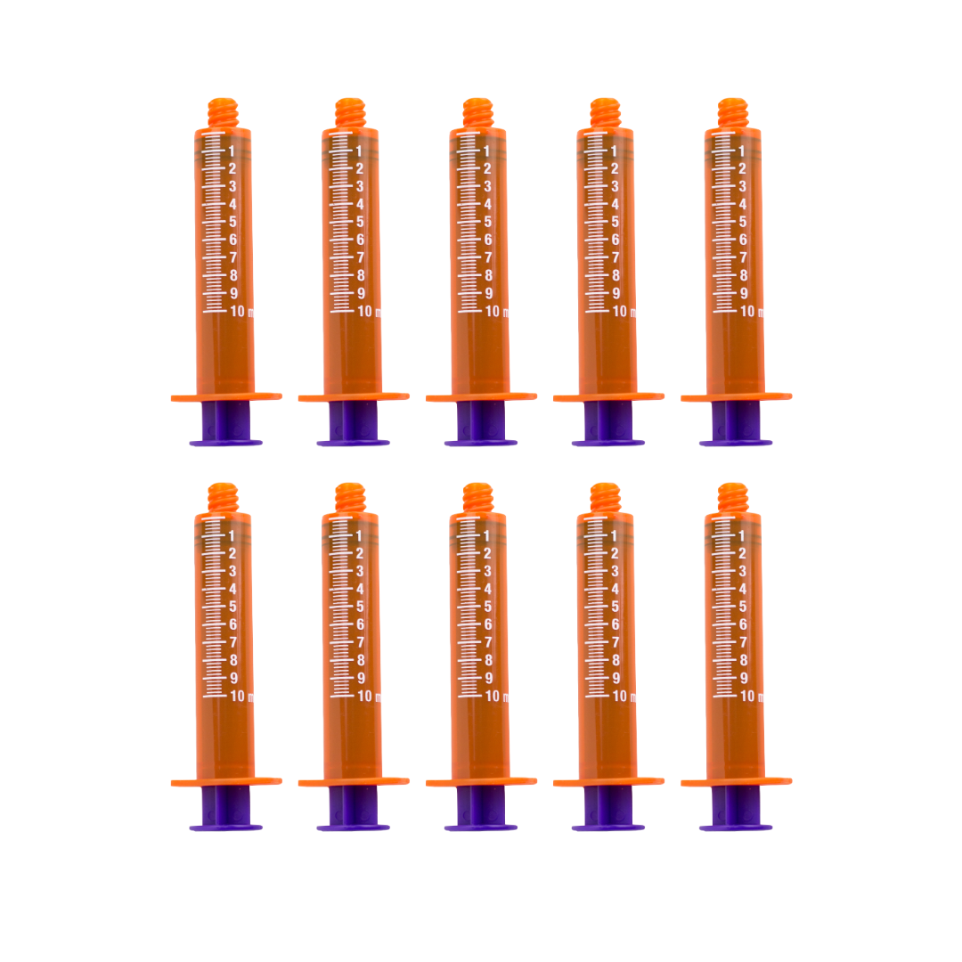 Vesco Medical ENFit Amber Syringes 10ml