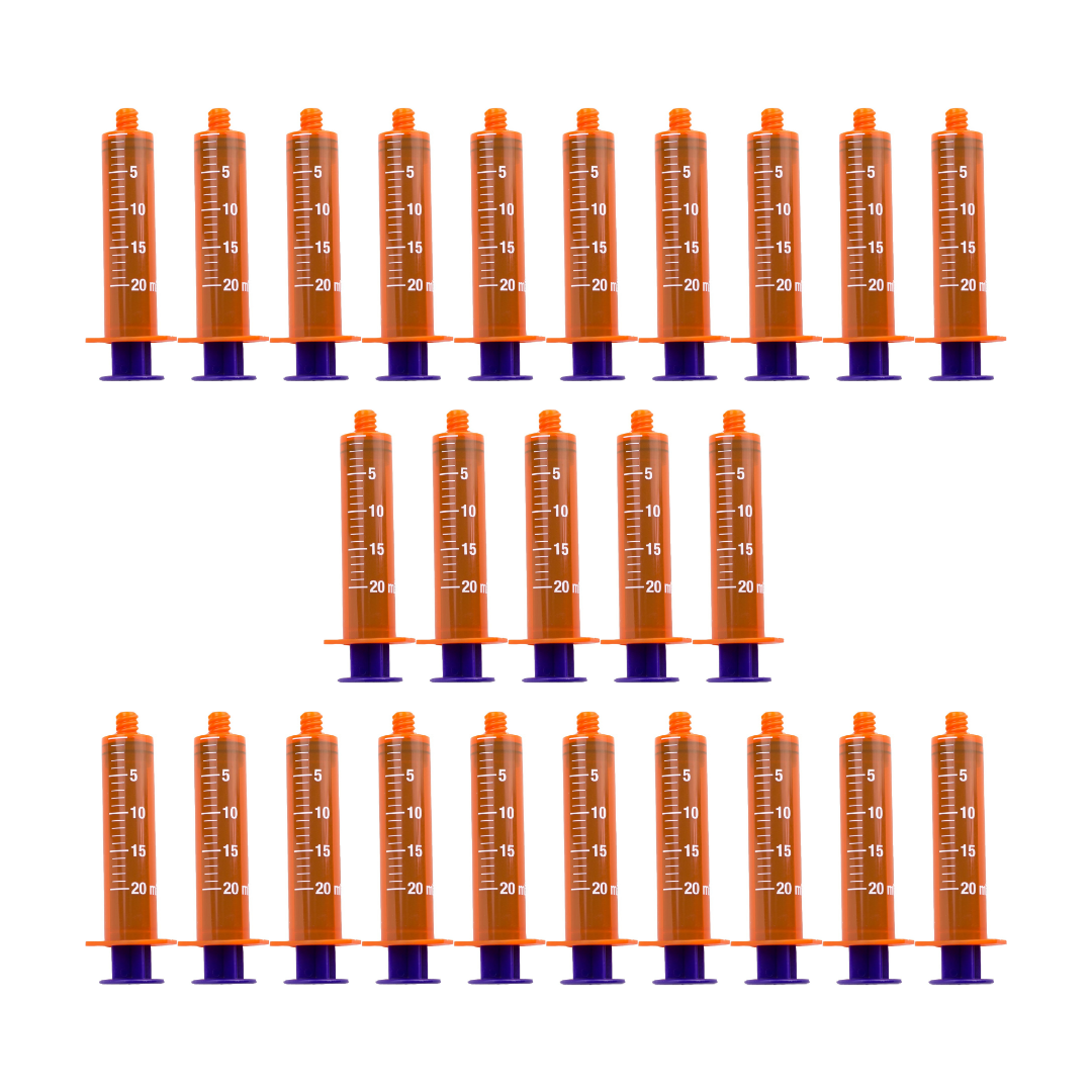 Vesco Medical ENFit Amber Syringes 20ml