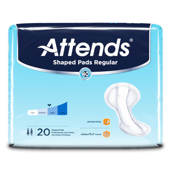Attends Shaped Pads, Day Regular- Replaces Item 48SPDR