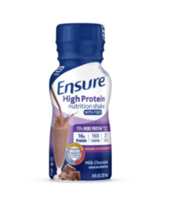Abbott Ensure Active Nutritional Shake, High Protein for Muscle Health, 8 oz Bottle, Retail, Chocolate