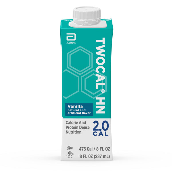TwoCal HN Calorie and Protein Dense Nutritional Supplemental Formula, with Fos, Vanilla, 8 oz