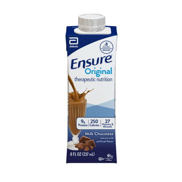 Ensure Original Therapeutic Nutrition, Milk Chocolate, 8 oz Carton