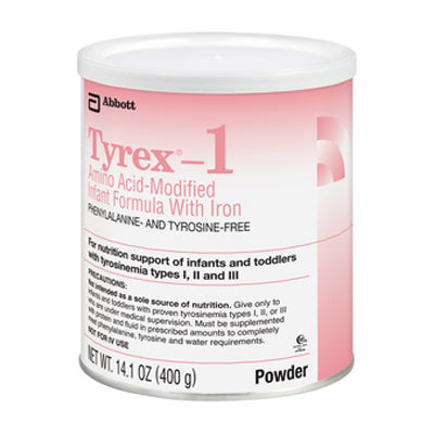 Abbott tireX -1 Supplemental Formula, Powder, Unflavored, Can, 14.1 oz