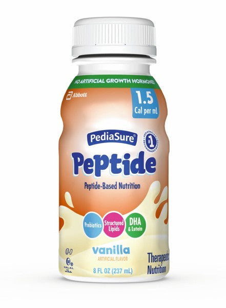 PediaSure Peptide 1.5, Vanilla, 8 fl. oz., RTF, Institutional