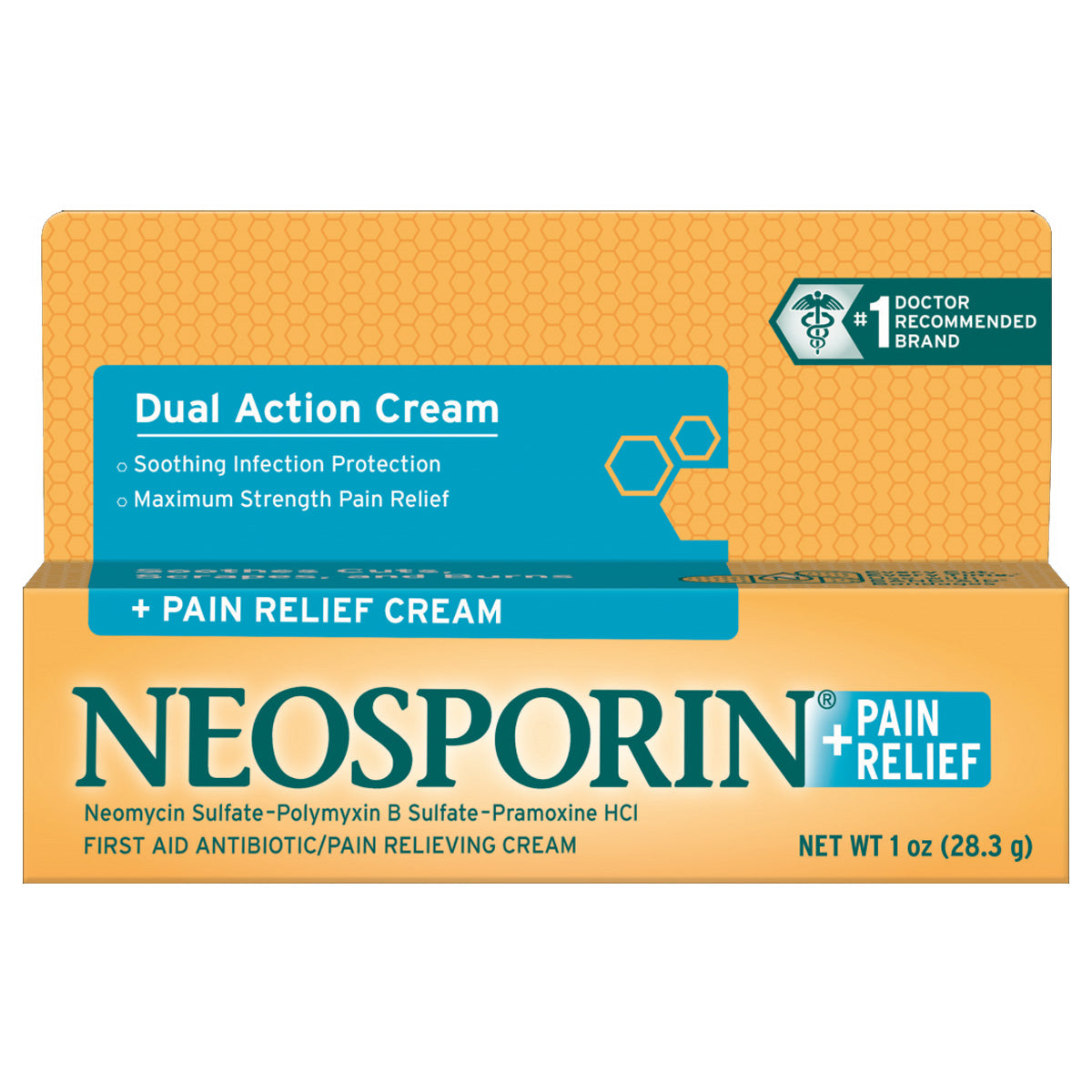 Johnson & Johnson NEOSPORIN Plus Pain Relief Cream, 0.5 oz