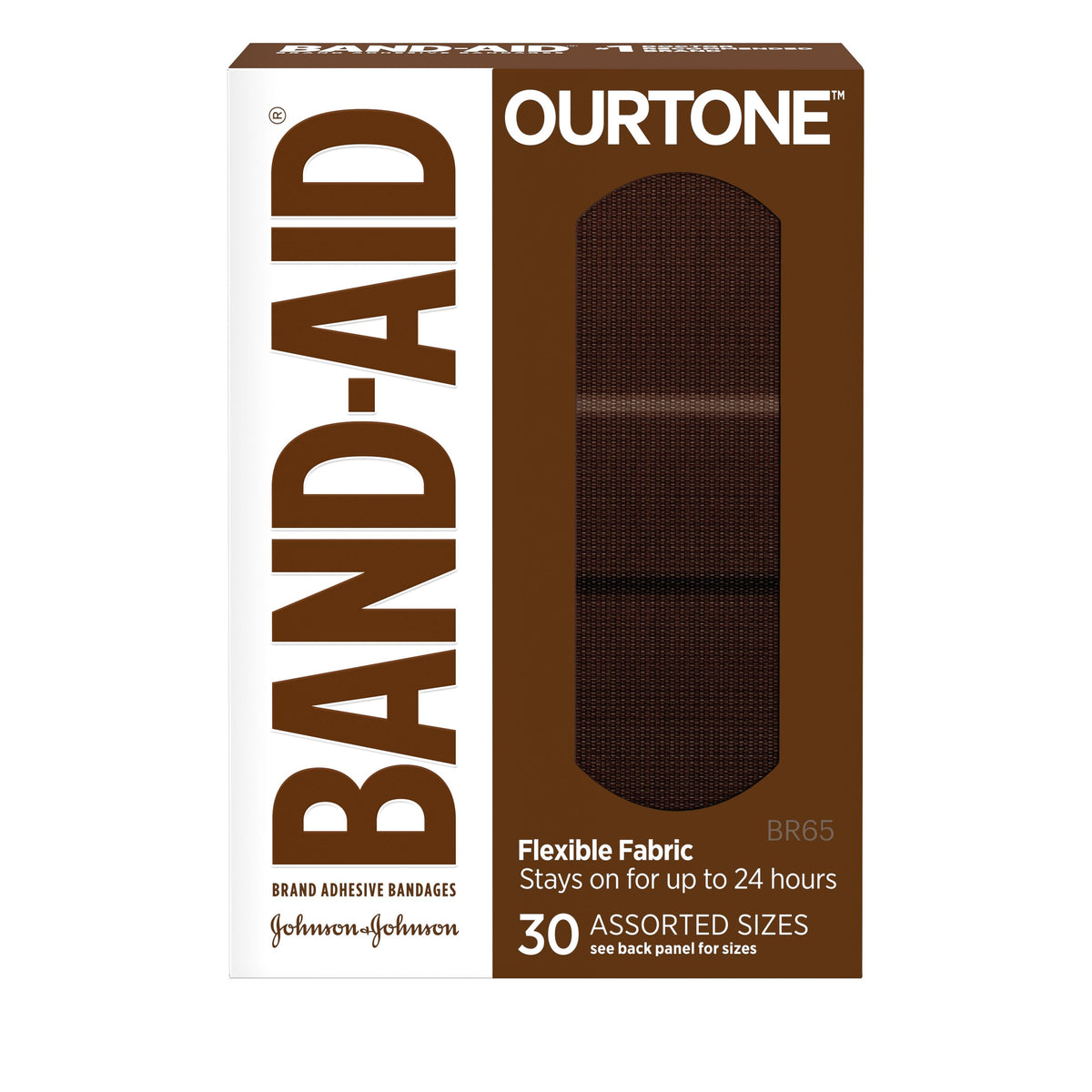 Band-Aid OurTone Adhesive Bandages, BR65, 30 ct
