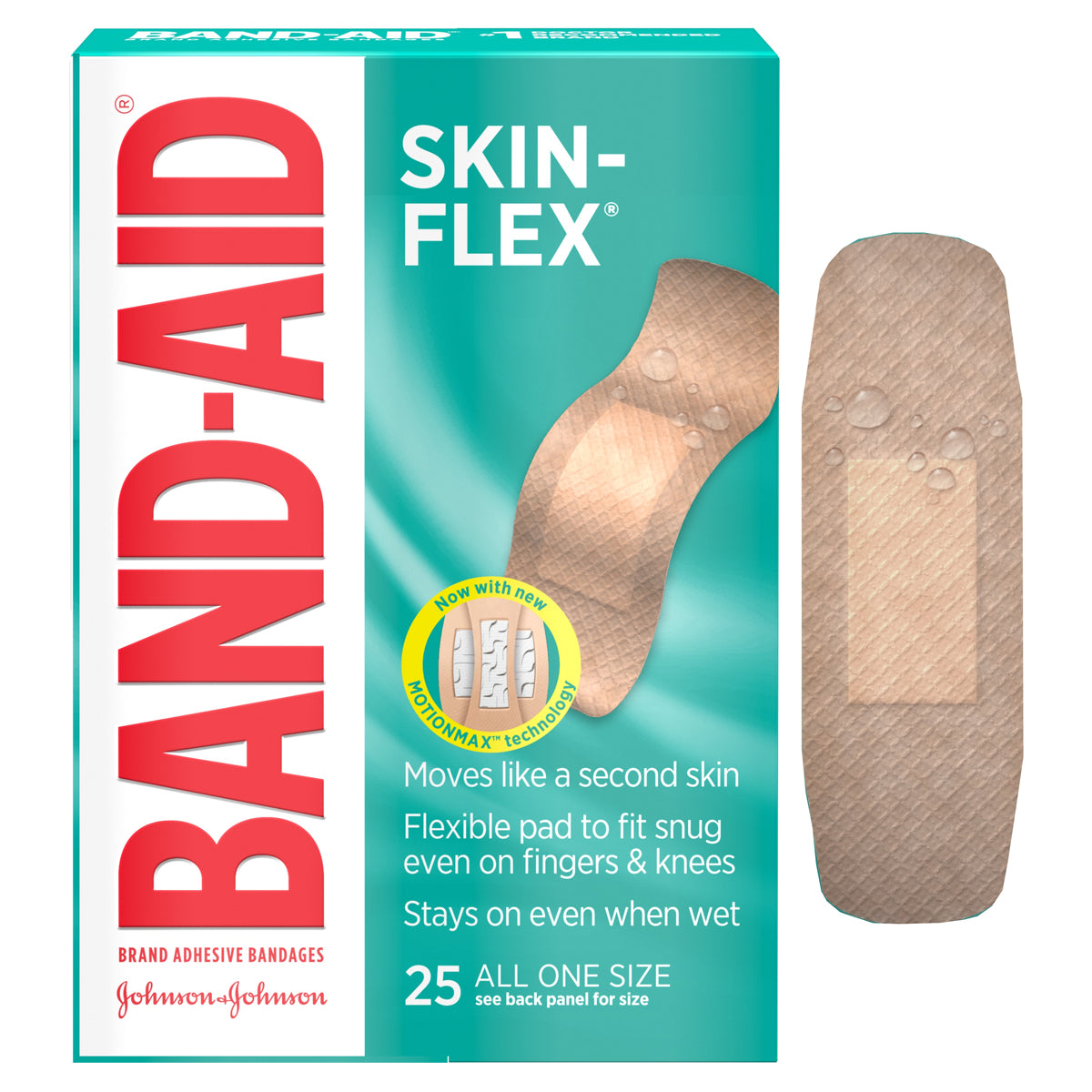 Johnson & Johnson Band-Aid Skin-Flex Adhesive Bandage