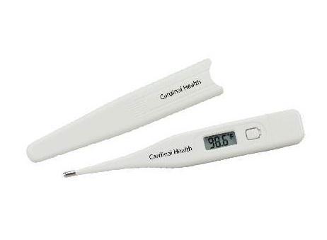 Cardinal Health Oral Digital Thermometer, Quick Read, 10 Second, Dual Scale