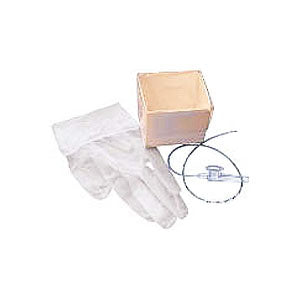 Vyaire AirLife Tri-Flo Cath-N-Glove economy, Suction Kit; 5/6Fr OD catheter; With two exam gloves, pop-up basin