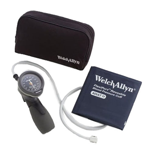 Welch Allyn DuraShock DS66 Trigger Aneroid Sphygmomanometer, Adult, Size 11