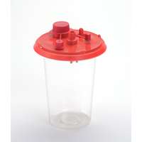 Cardinal Health Suction Canister Liner with Filter, Lid and Shut Off Valve, 1500 cc