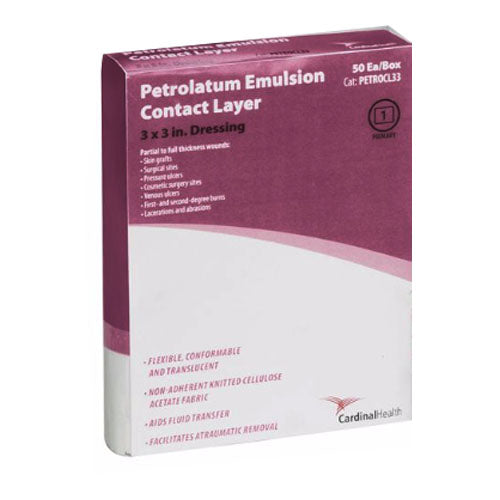 Cardinal Health Petrolatum Emulsion Contact Layer Dressing