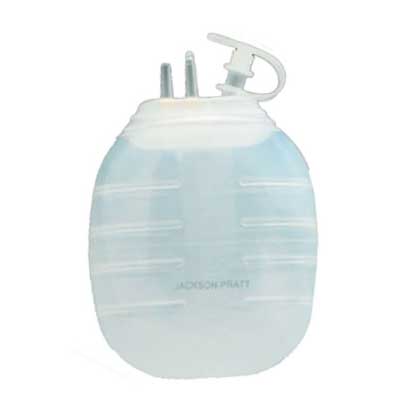 Cardinal Health Jackson-Pratt Silicone Bulb Reservoir, 400cc Capacity