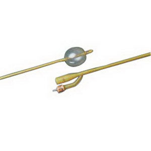 Bard Silastic Latex 2-Way Foley Catheter, 16Fr, 30cc Balloon Capacity