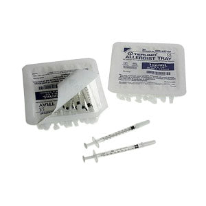 BD PrecisionGlide Allergy Syringe 27G x 3/8" 1/2mL Volume