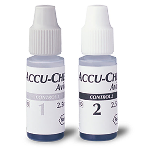 Accu-Chek Aviva Control Solution 2-1/2mL, High/Low Level