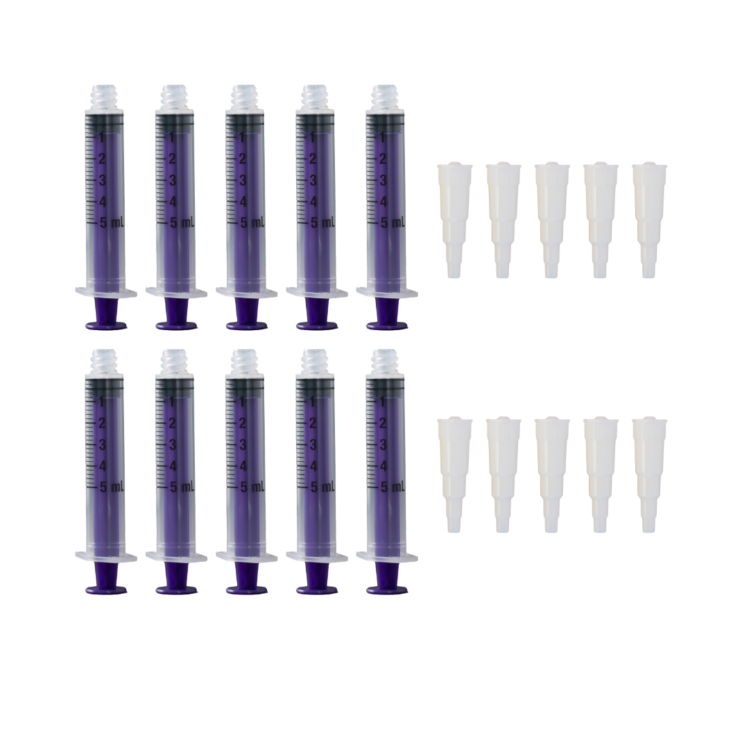 Vesco Medical ENFit Syringe 5ml with ENFit Transition Connector Tips