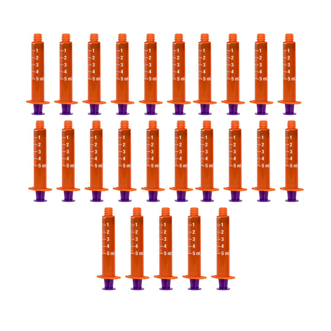 Vesco Medical ENFit Amber Syringes 5ml