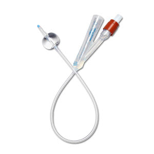 Medline Industries 2-Way Silicone Foley Catheter 6Fr, 20-1/2" L x 3-1/2" W x 2" H, 1-1/2cc Balloon
