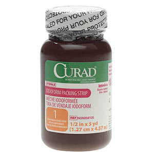 Medline Curad Iodoform Packing Strip 5 yds L x 1/2" W, Latex-Free