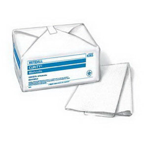 Curity Moderate Absorbency Washcloth, 10" x 13", White, Apertured Finish