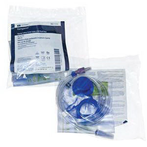 Kangaroo ePump Safety Screw Spike with 1000mL Flush Bag, Non-Sterile