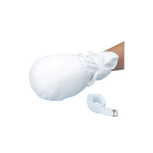Posey Double Padded Double-Security Mitt, Fiber Fill, 2 Overlapping Hook and Loop Closure