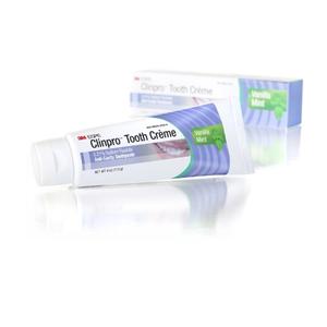 3M Clinpro Tooth Creme, 0.21% Sodium Fluoride, Anti-Cavity Toothpaste, Vanilla Mint, 113g Tube