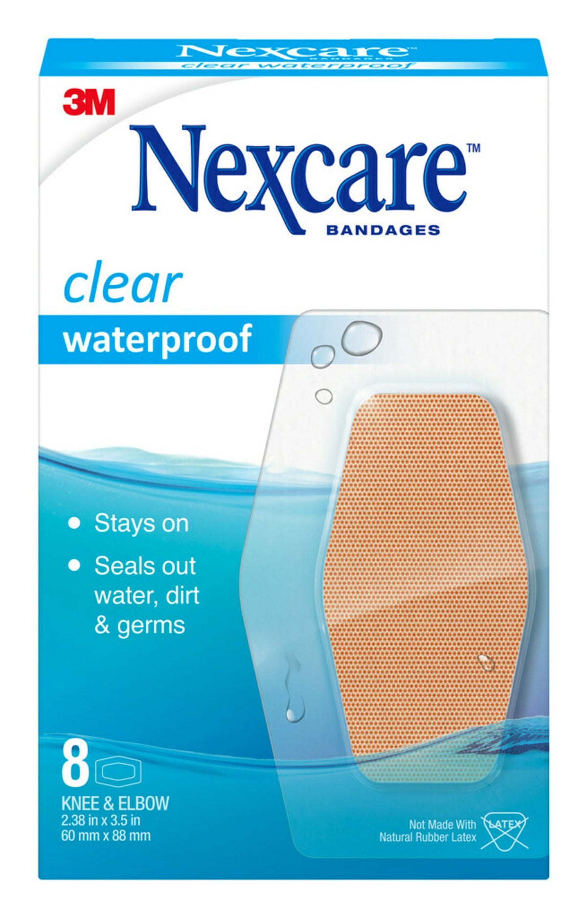 3M Nexcare Waterproof Bandage Knee and Elbow