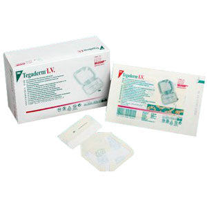 3M Tegaderm IV Transparent Film Dressing with Border 2-1/2" L x 2-3/4" W, Transparent