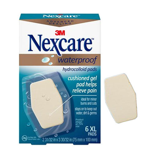 3M Nexcare Advanced Healing Waterproof Hydrocolloid Pad, 3.93" x 2.96"