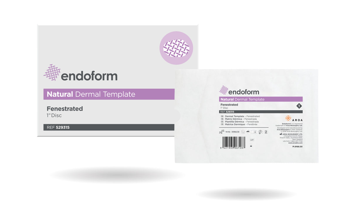 Endoform Natural Disc, 1" x 1"