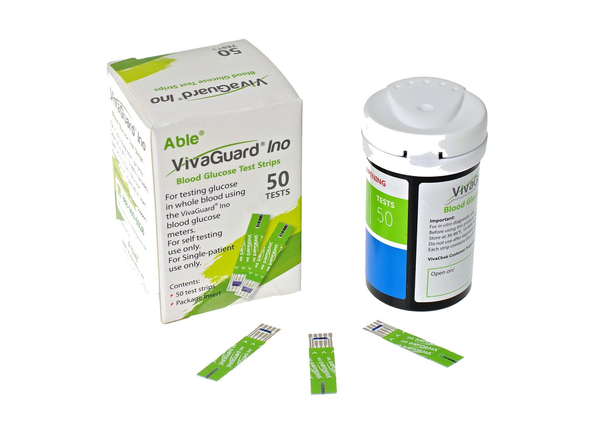 Able VivaGuardIno Blood GlucoseTest Strips