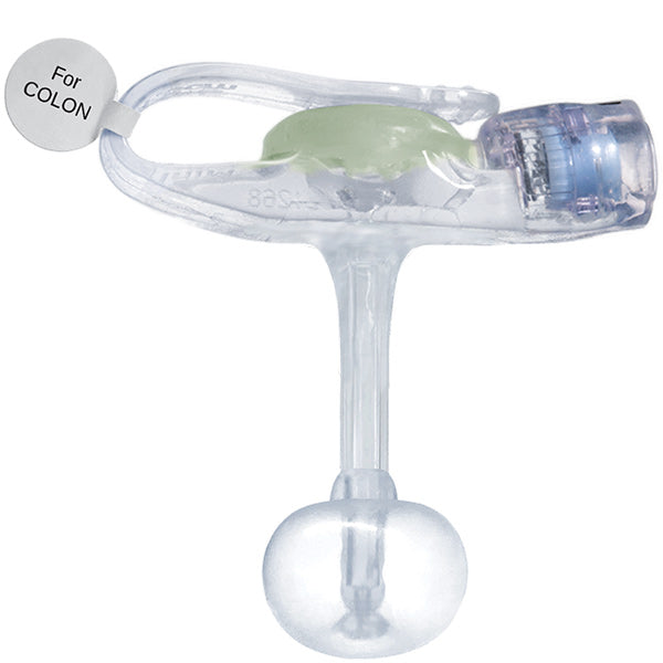 MiniACE Button Irrigation Set, 12 Inch Right Angle Bolus - ENFit