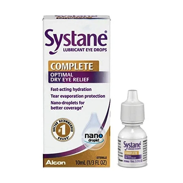 Alcon Systane Complete Lubricant Eye Drop, 10mL