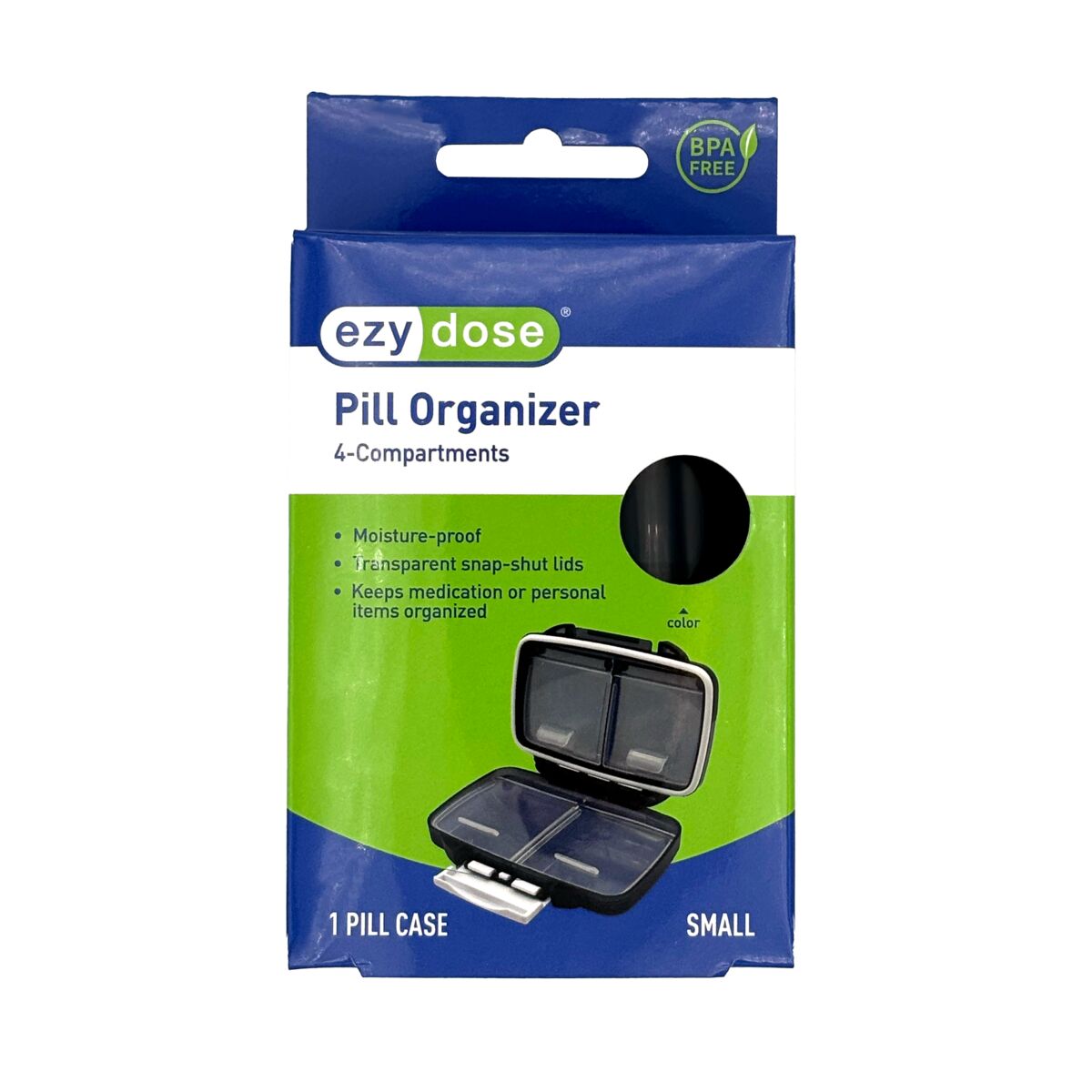 Ezy Dose Moisture Proof Travel Pill Case