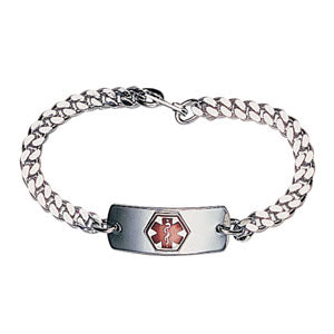 Apothecary Products Blank Med ID Bracelet, 8-1/2'' L