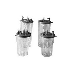 Allied Healthcare Inc Disposable Suction Canister with Stem Inlet & Hydro-Filter 1100mL, For use with Gomco Portable/Mobile Aspirator, Constant & Intermittend Pump, Vacuum/Pressure Pump Model