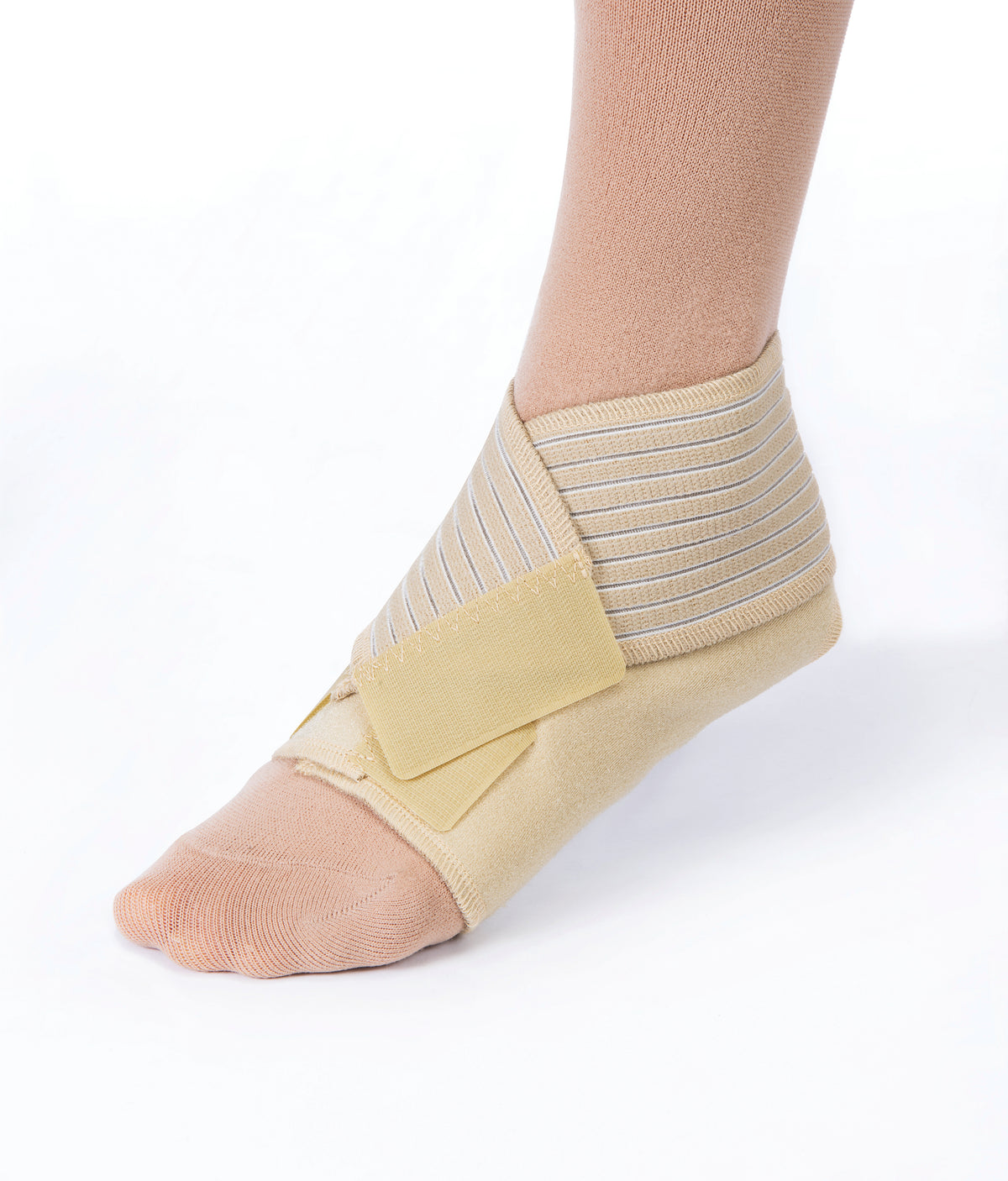 BSN Jobst FarrowWrap Classic Compression Footpiece, Regular, Small, 25cm to 27cm Mid Foot Circumference, 17cm to 18cm, Tan