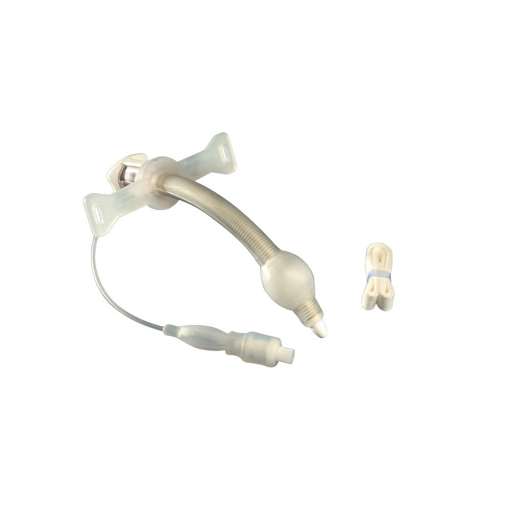 Smiths Medical ASD, Inc. Bivona TTS Hyperflex Trach Tube with Fixed Flange, Single-Piece, Size 6.0mm