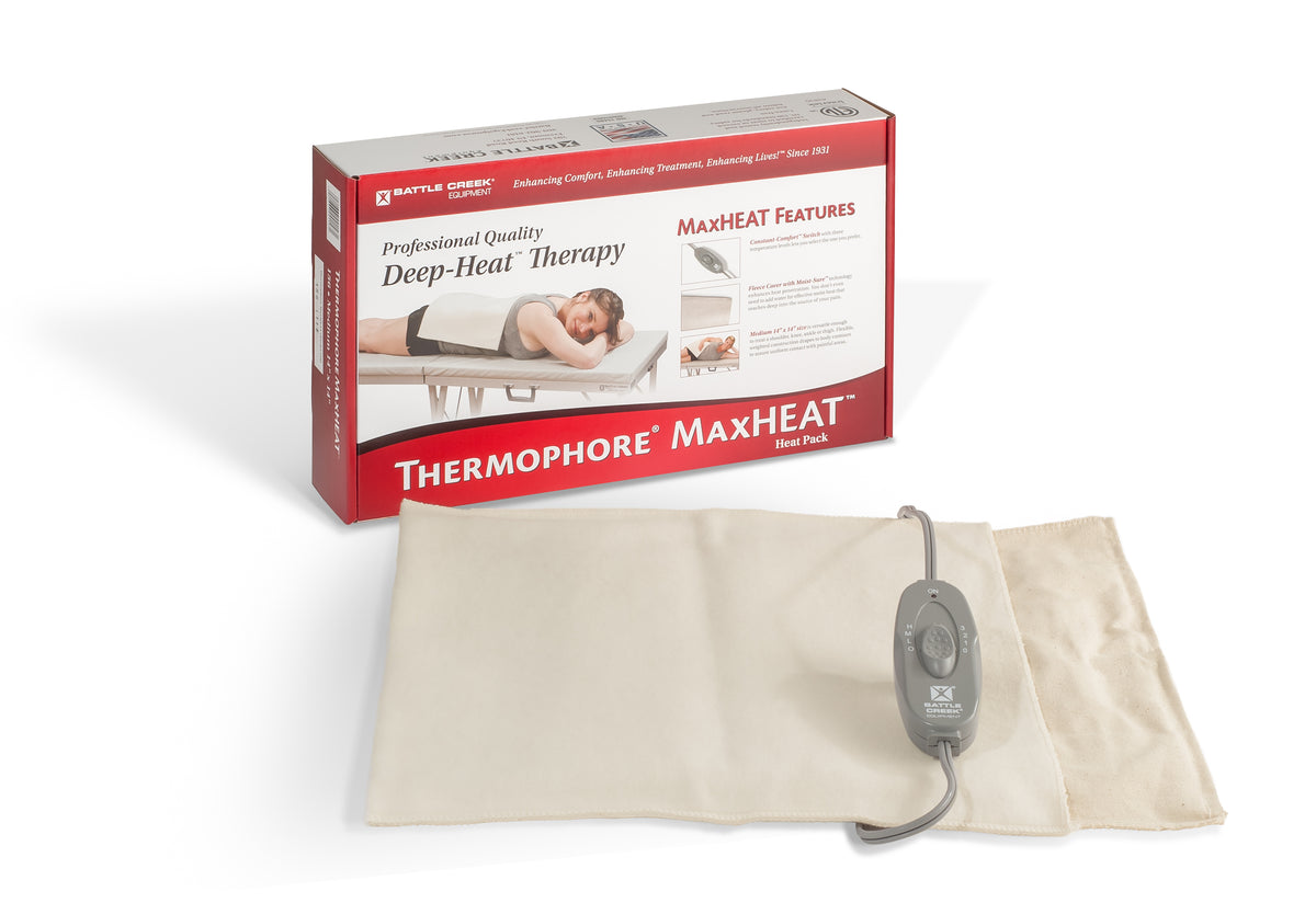 Battle Creek Thermophore MaxHEAT Deep Heat Therapy Pad, Medium, 14” x 14”