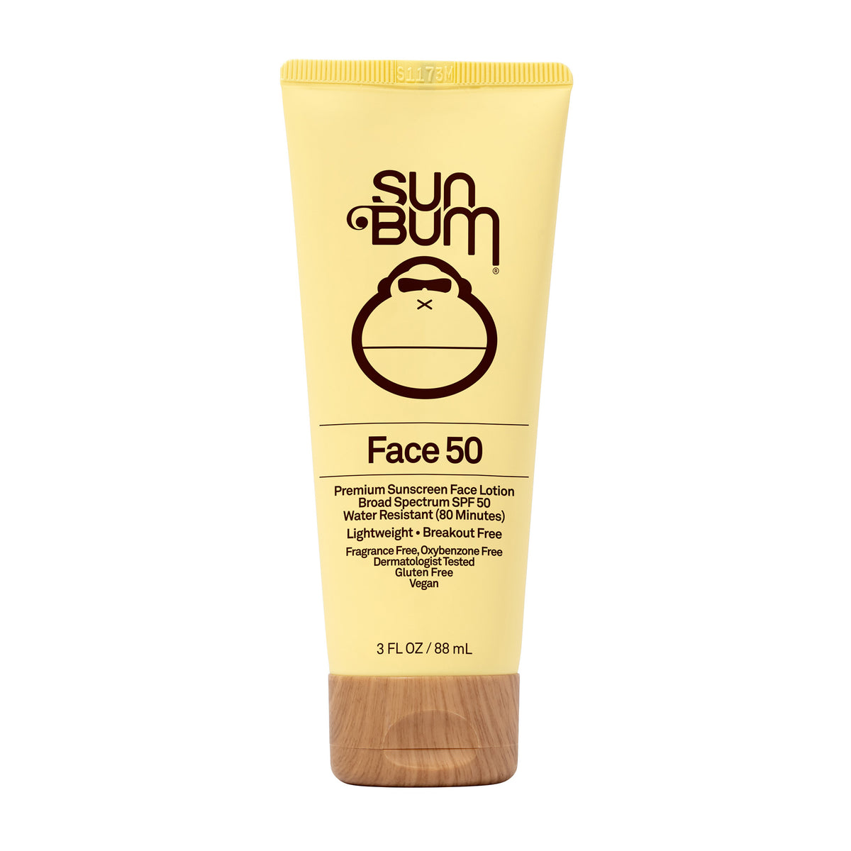 Sun Bum SPF 50 Premium Sunscreen Face Lotion, 3 oz