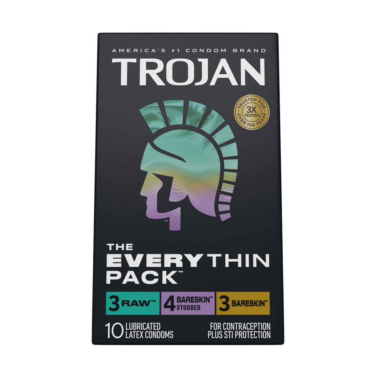 Trojan Latex Condom BareSkin EveryThin, 10 ct