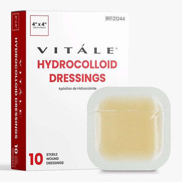 Vitale Thin Hydrocolloid Dressing, 4" x 4"