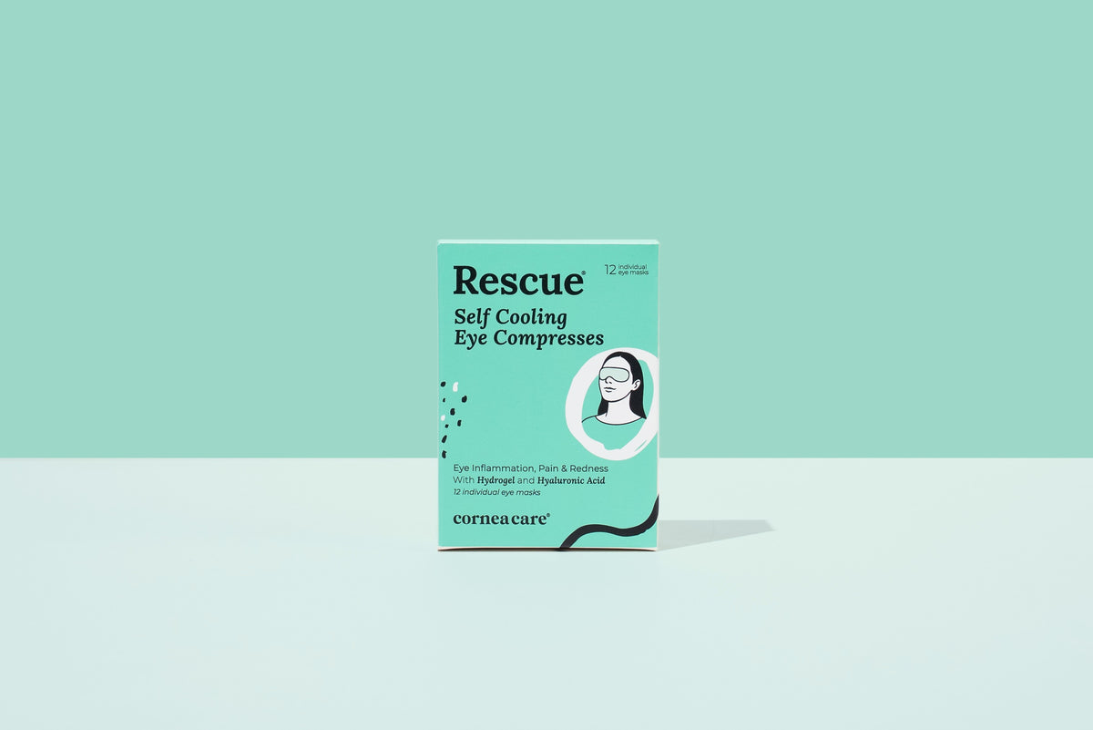 CorneaCare Rescue Self Cooling Hydrogel Compresses - 12 count