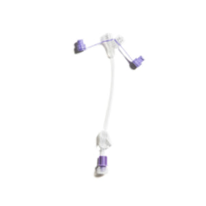 Halyard CORFLO 2-Port Y Extension Set, with ENFit Connector