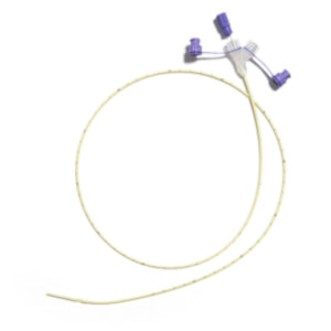 CORFLO Nasogastric Pediatric Feeding Tube, Weighted With Stylet and ENFit Connector, 6FR 22" (56 cm)