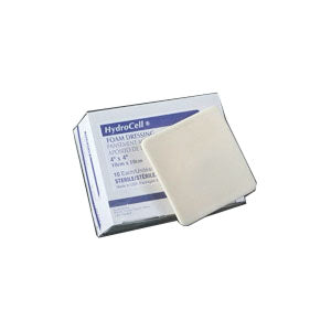 Derma Sciences Hydrocell Non-Adhesive Foam Dressing with Film Backing, 6" x 6"