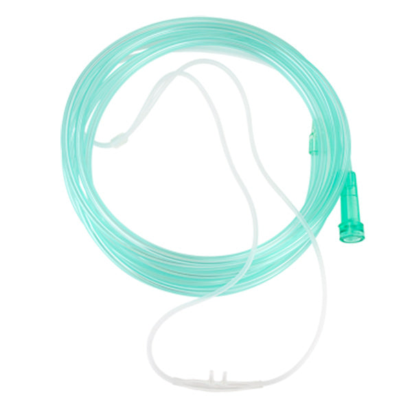 Dynarex Nasal Oxygen Cannula with 7' Tubing, Cushion Tip and Standard Connector, Super Soft Touch, Adult