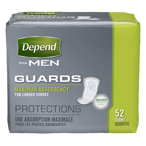 Depend Disposable Guards For Men 13792 One Size